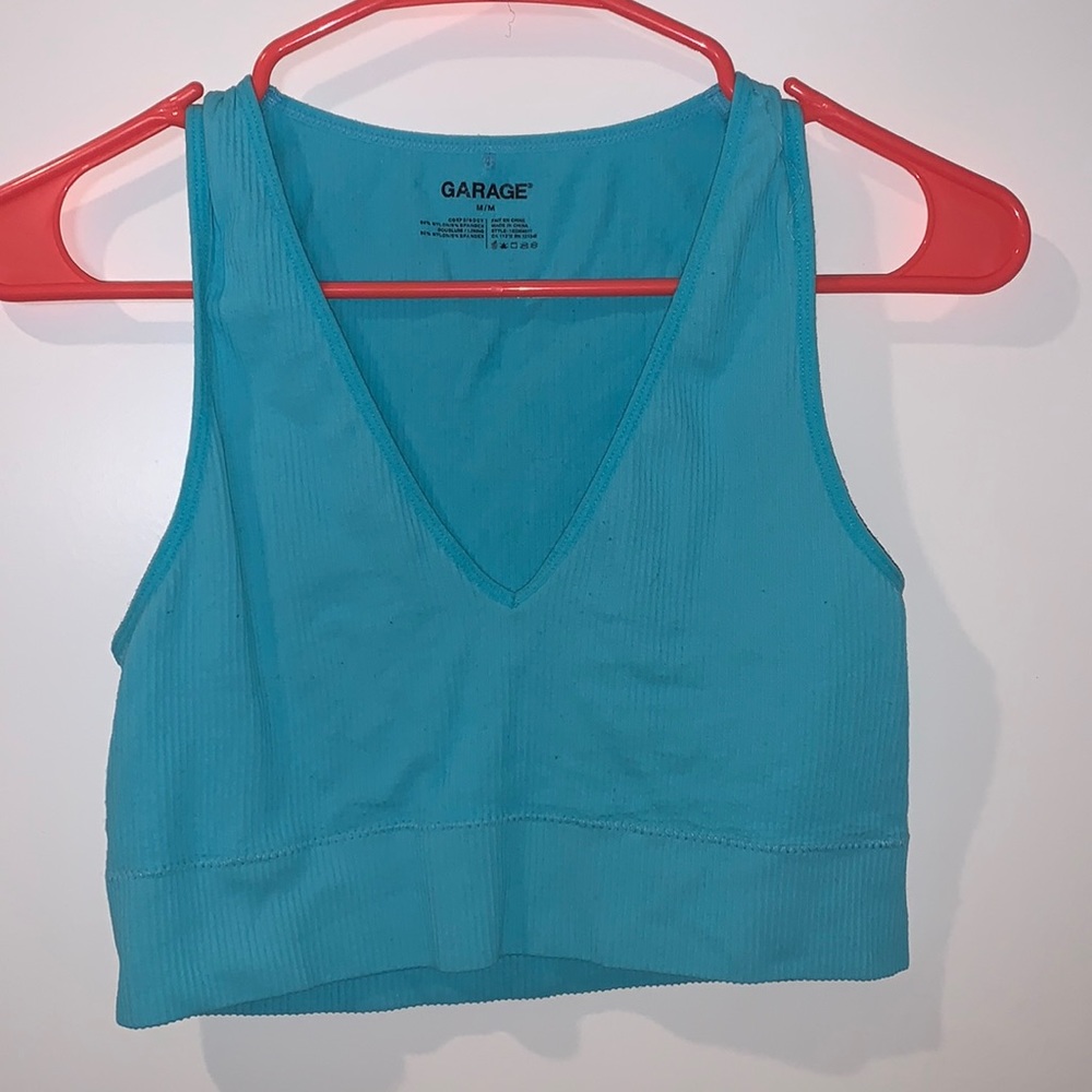 garage bralette tank top